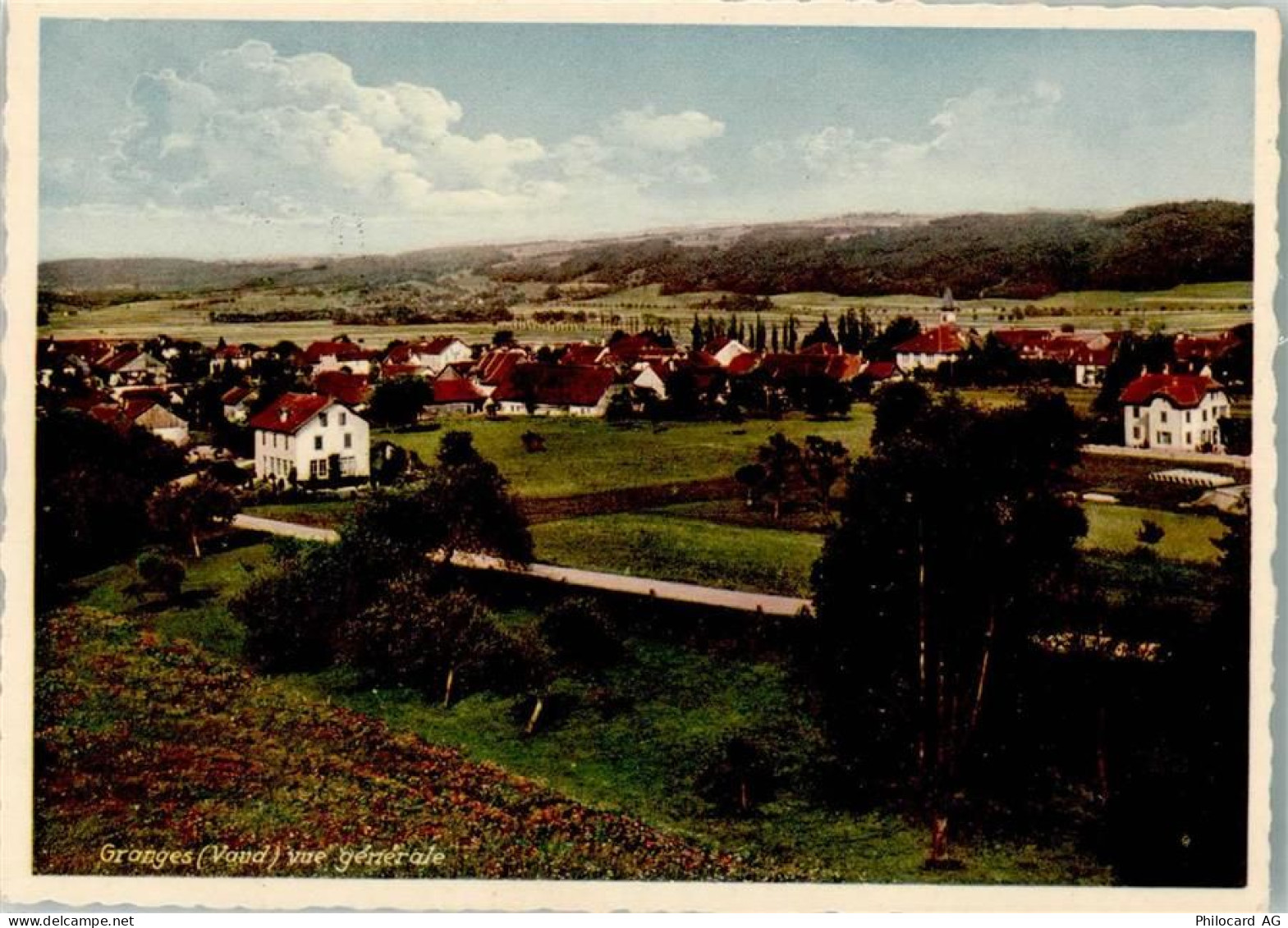 1523 Granges-près-Marnand Granges VD 1937 - Feldpost Comp.parc Art.Camp.... - 10686728