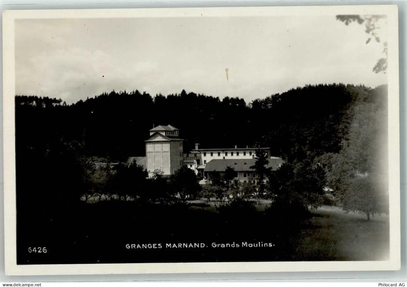 1524 Marnand - Bahnpost Nr. 1462 Strecke Granges Marnand Mühle - 10643435
