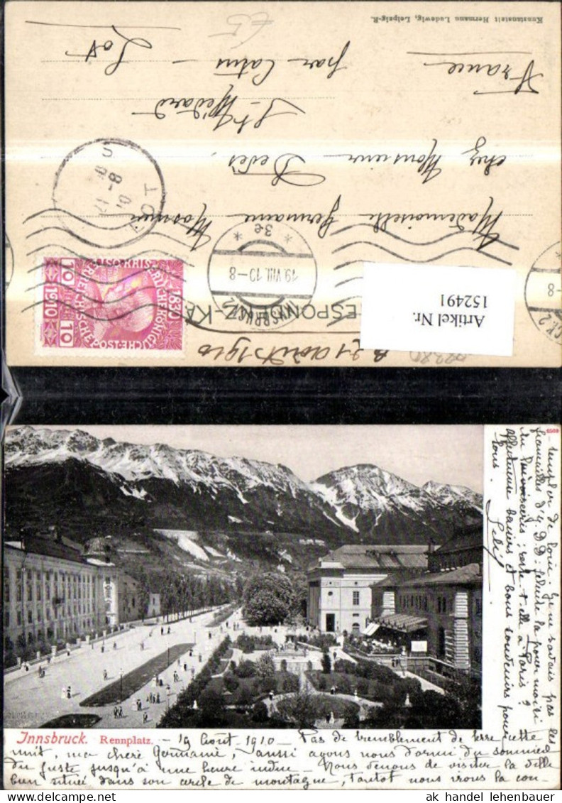 152491,Innsbruck Rennplatz 1910 Personen
