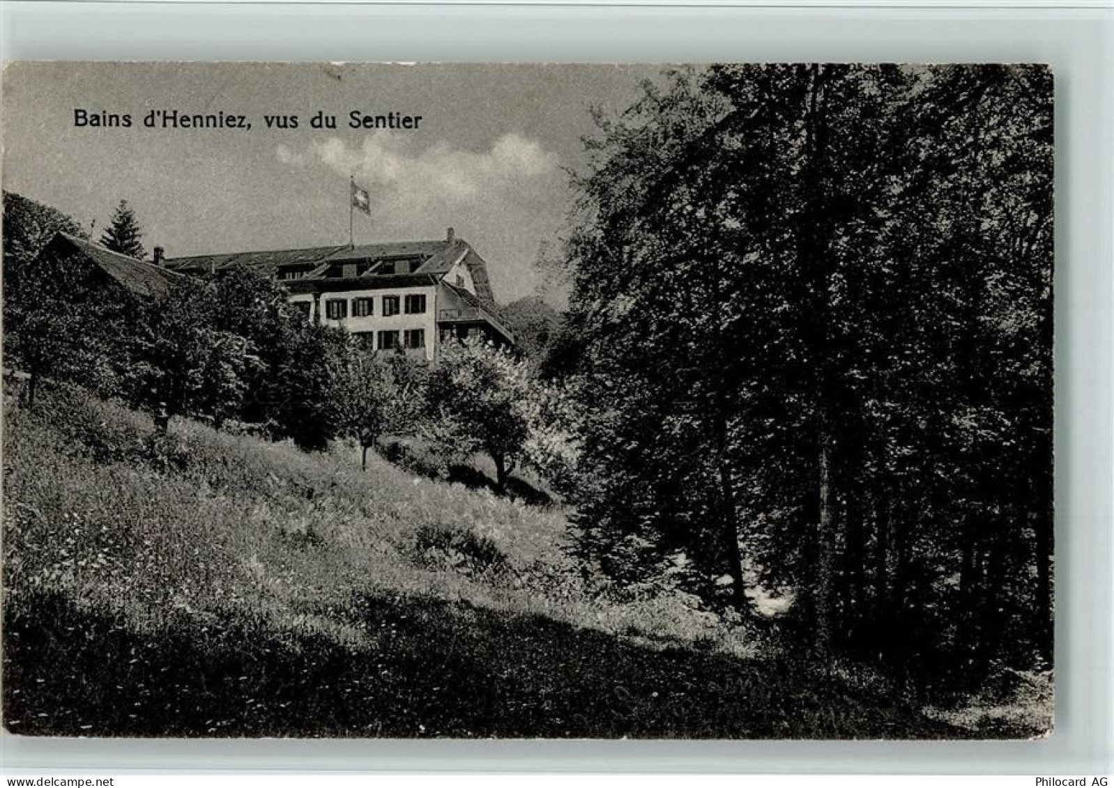 1525 Henniez Treize-Cantons 1928 - Bains d`Henniet, vus du Sentier, gute... - 13078945