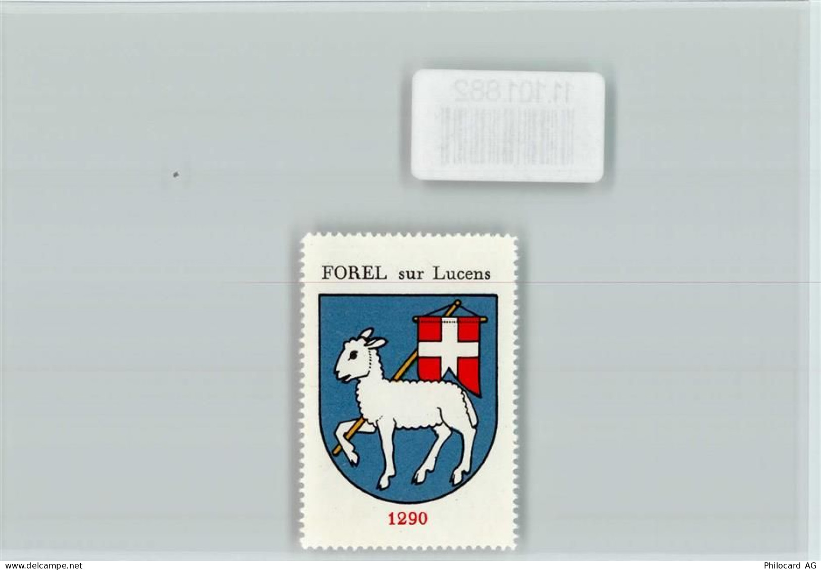 1526 Forel-sur-Lucens - Vignette Wappen Kaffee Hag ca 1920-1940 - 11101882