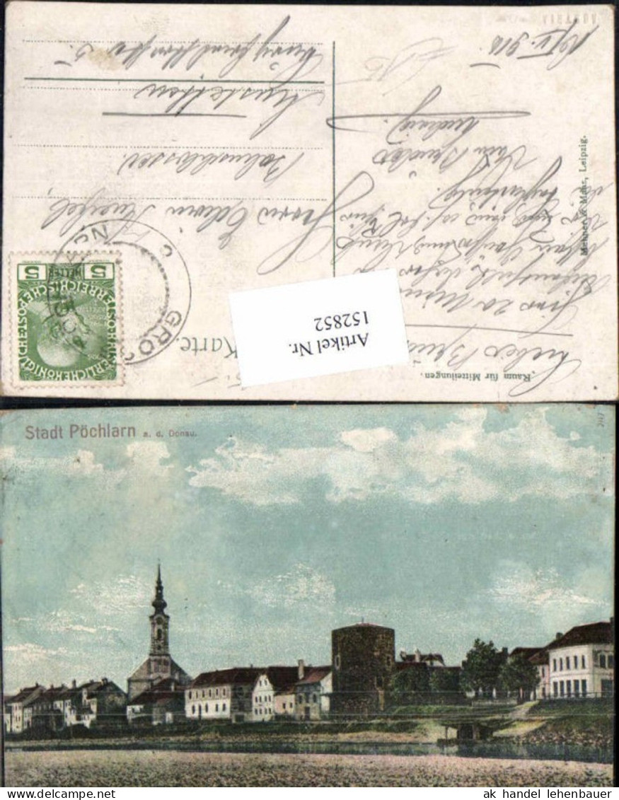 152852,Stadt Pöchlarn a.d. Donau 1915