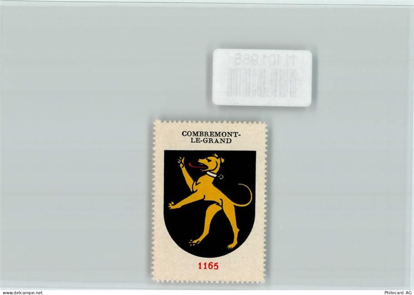 1535 Combremont-le-Grand - Vignette Wappen Kaffee Hag ca 1920-1940 - 11101986