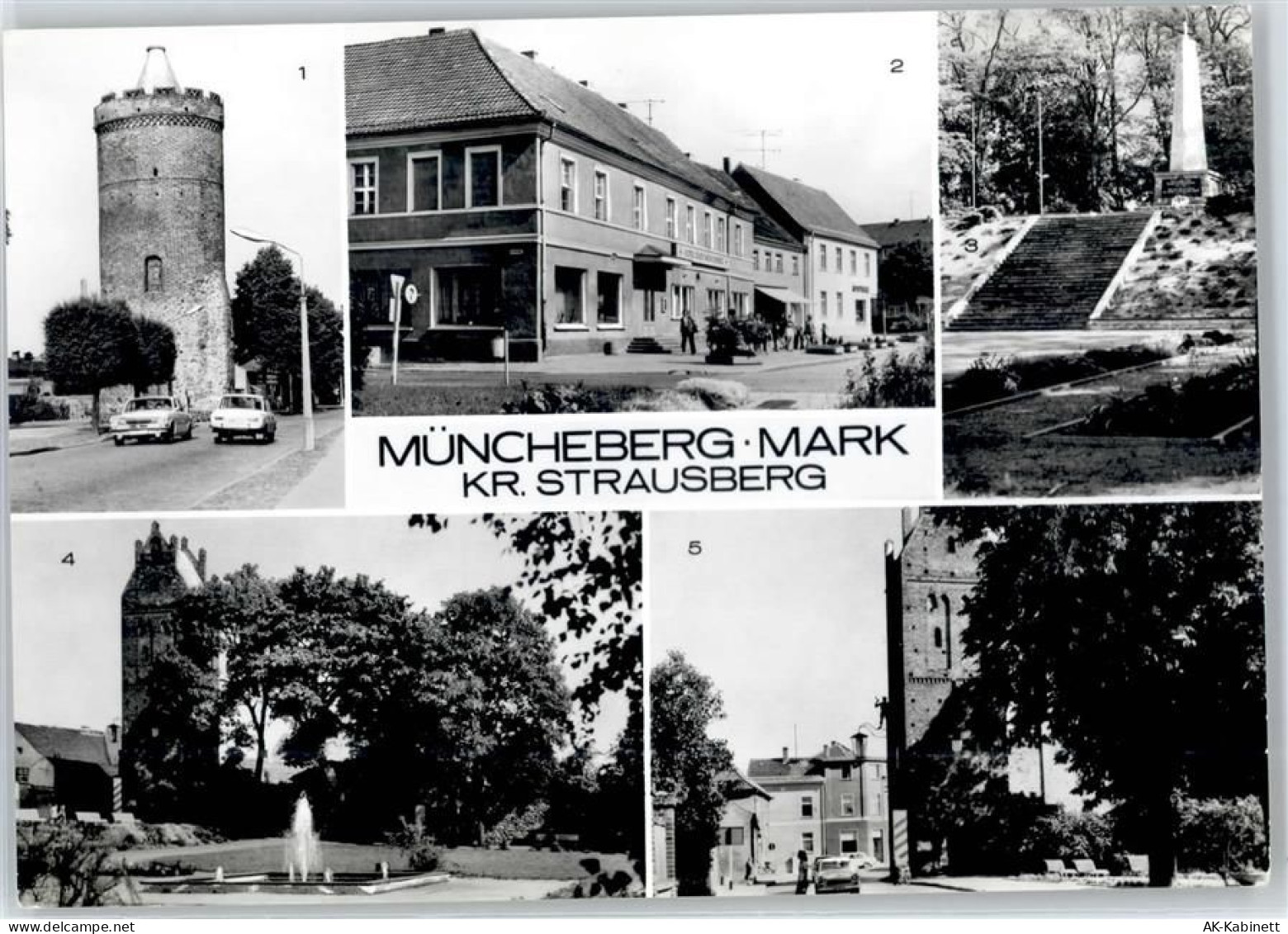 15374 O1278 Müncheberg - Pulverturm , Denkmal - 51299546
