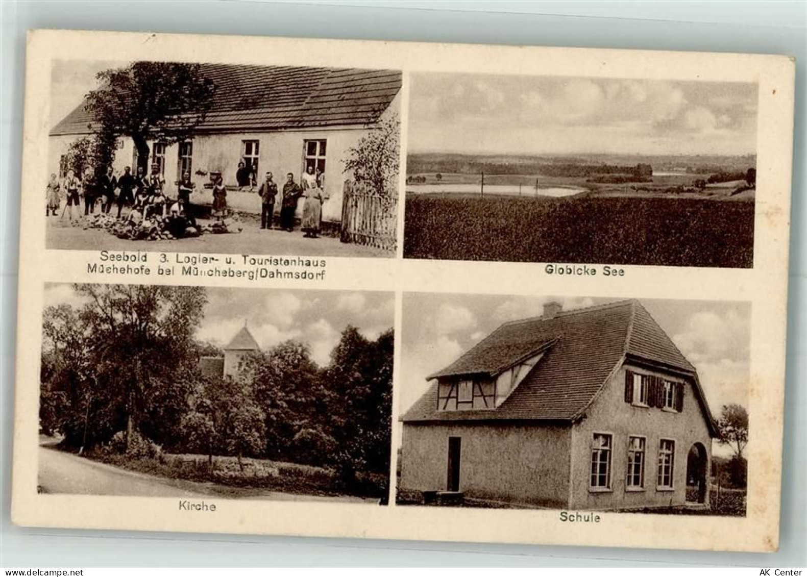 15374 O1278 Münchehofe b Müncheberg - Pensionshaus Seebold Seepartie Sch... - 13664609