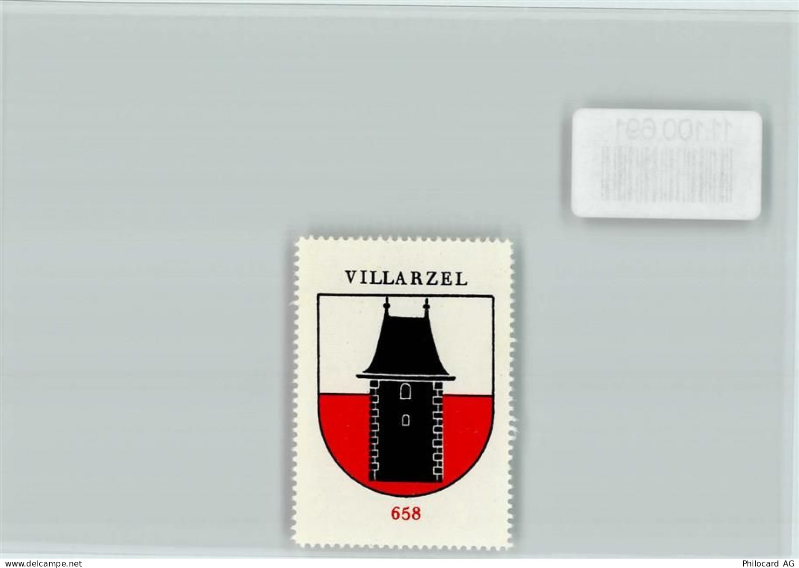 1555 Villarzel - Vignette Wappen Kaffee Hag ca 1920-1940 - 11100691