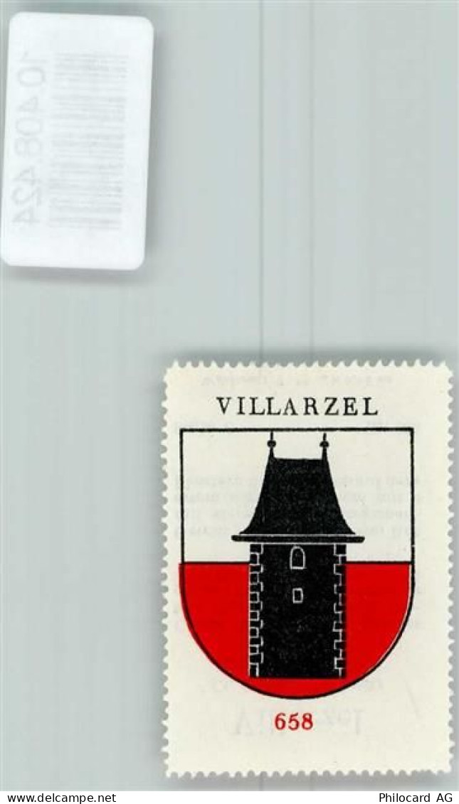 1555 Villarzel - Vignette Wappen Kaffee Hag ca 1920-1940 Turm - 10408424