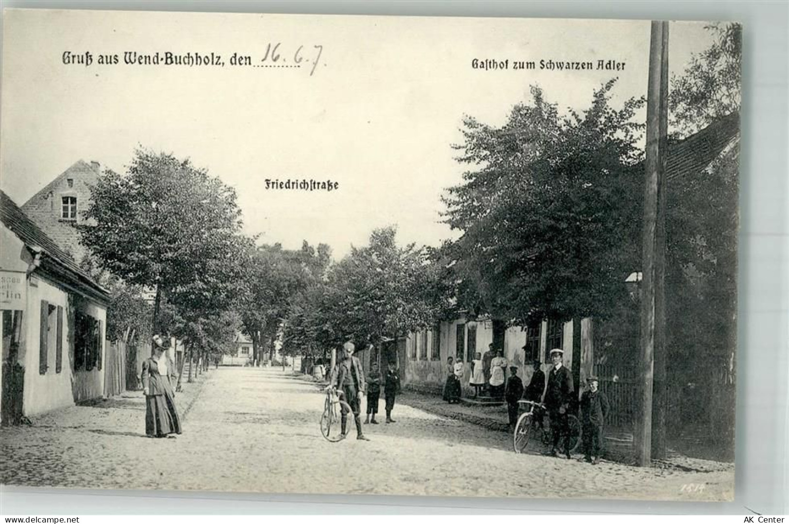15748 O1605 Märkisch Buchholz - Wend-Buchholz Fridrichstrasse Fahrradfah... - 13663999