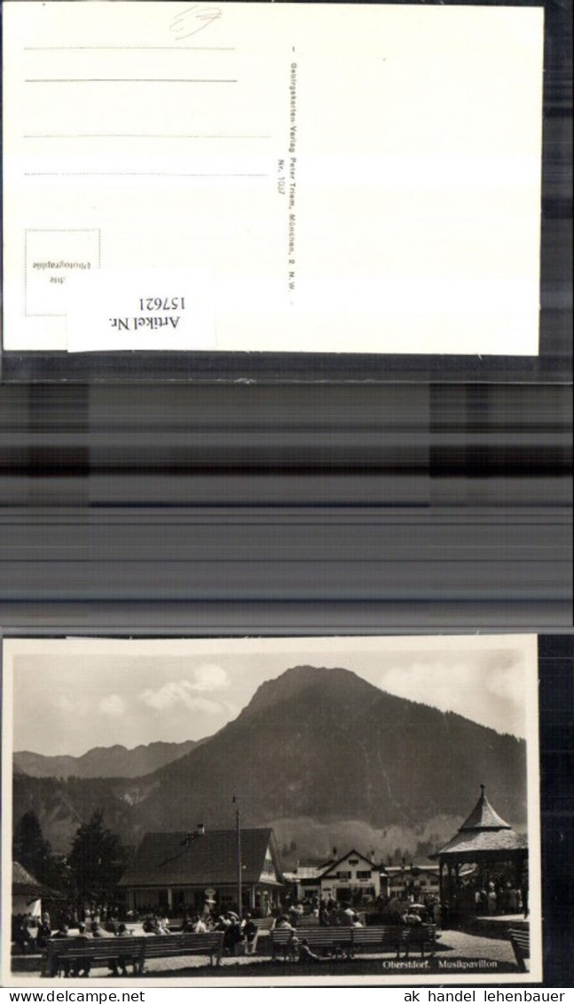 157621,Oberstdorf Musikpavillon m. Personen