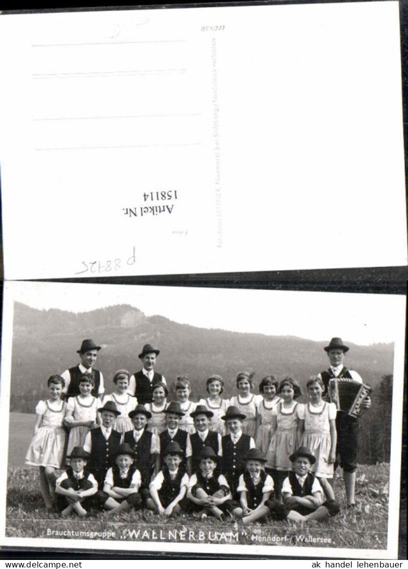 158114,Wallnerbuam aus Henndorf am Wallersee Salzburg Trachten Salzburger