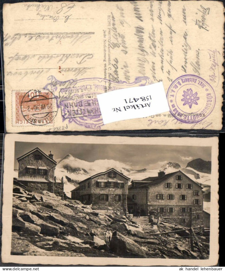 158471,Kürsingerhütte bei Neukirchen am Grossvenediger Bramberg 1930