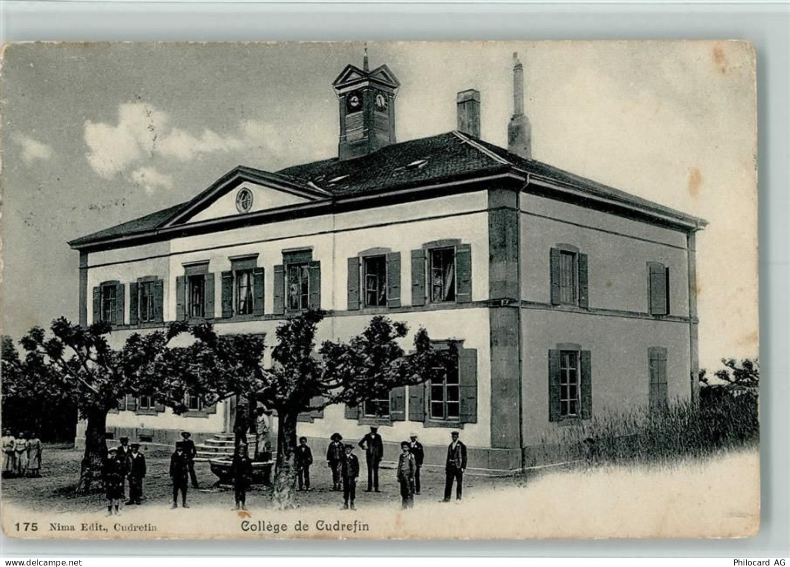 1588 Cudrefin Champmartin 1915 - College de Cudrefin AK - 13097880