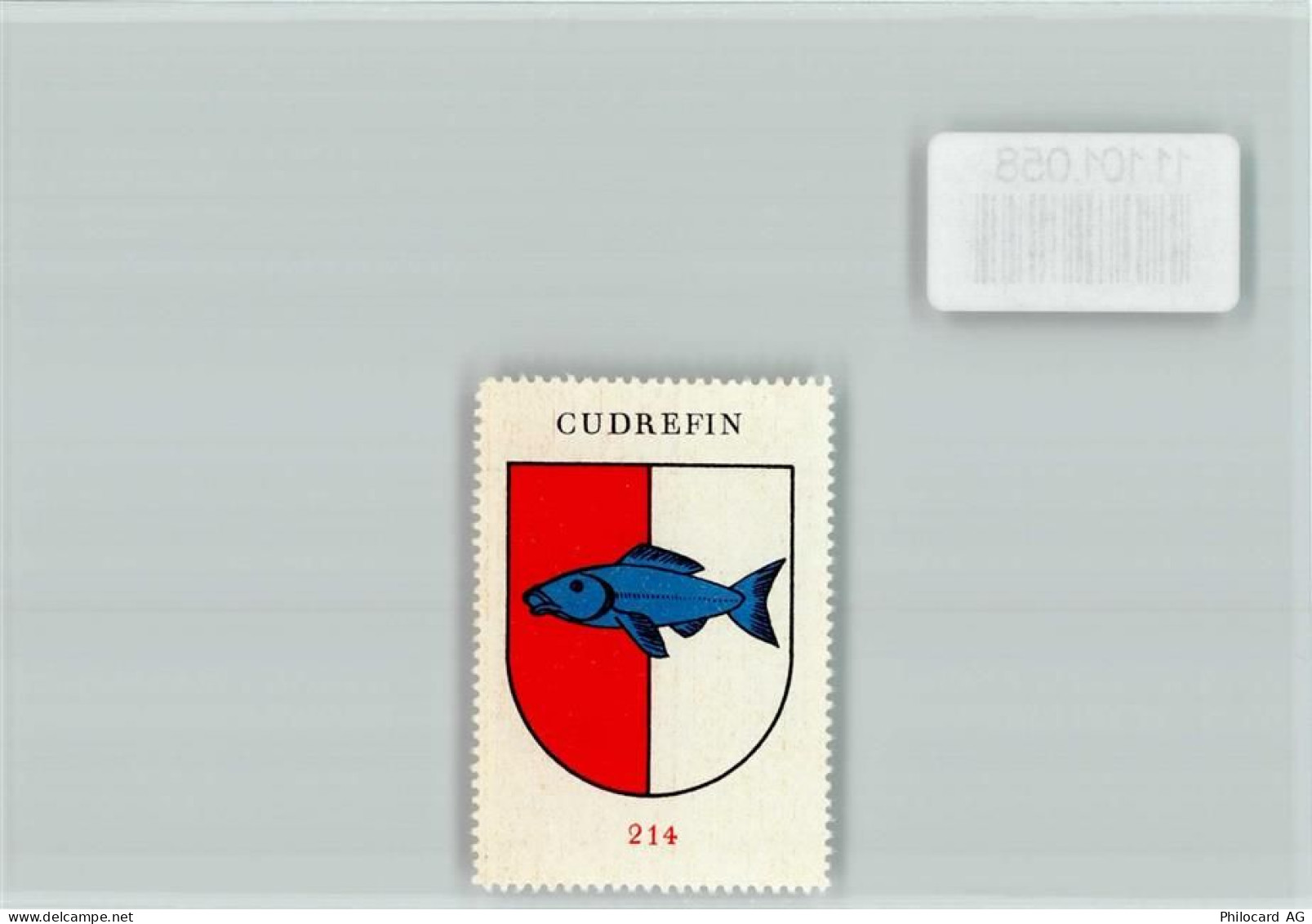 1588 Cudrefin Champmartin - Vignette Wappen Kaffee Hag ca 1920-1940 Cudr... - 11101058