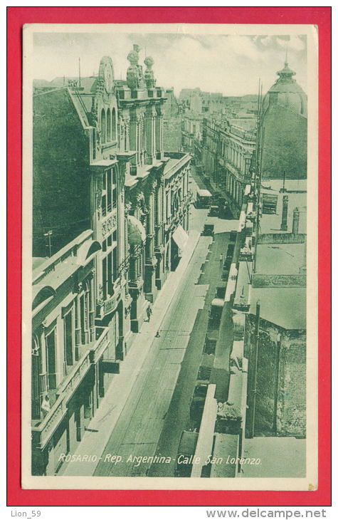 159651 / ROSARIO - calle San Lorenzo CAR , BUS - Argentina Argentine Argentinie
