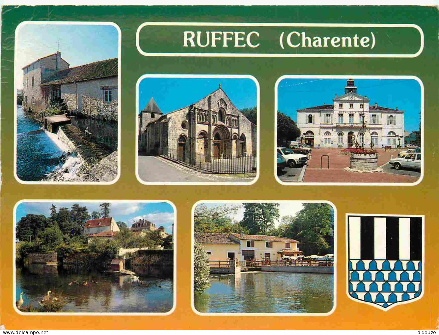 16 - Ruffec - Multivues - Blasons - CPM - Voir Scans Recto-Verso