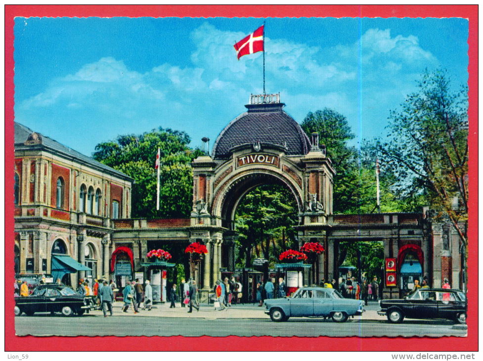 162396 / COPENHAGEN - THE ENTRANCE TO TIVOLI , CAR -  Denmark Danemark Danemark Danimarca