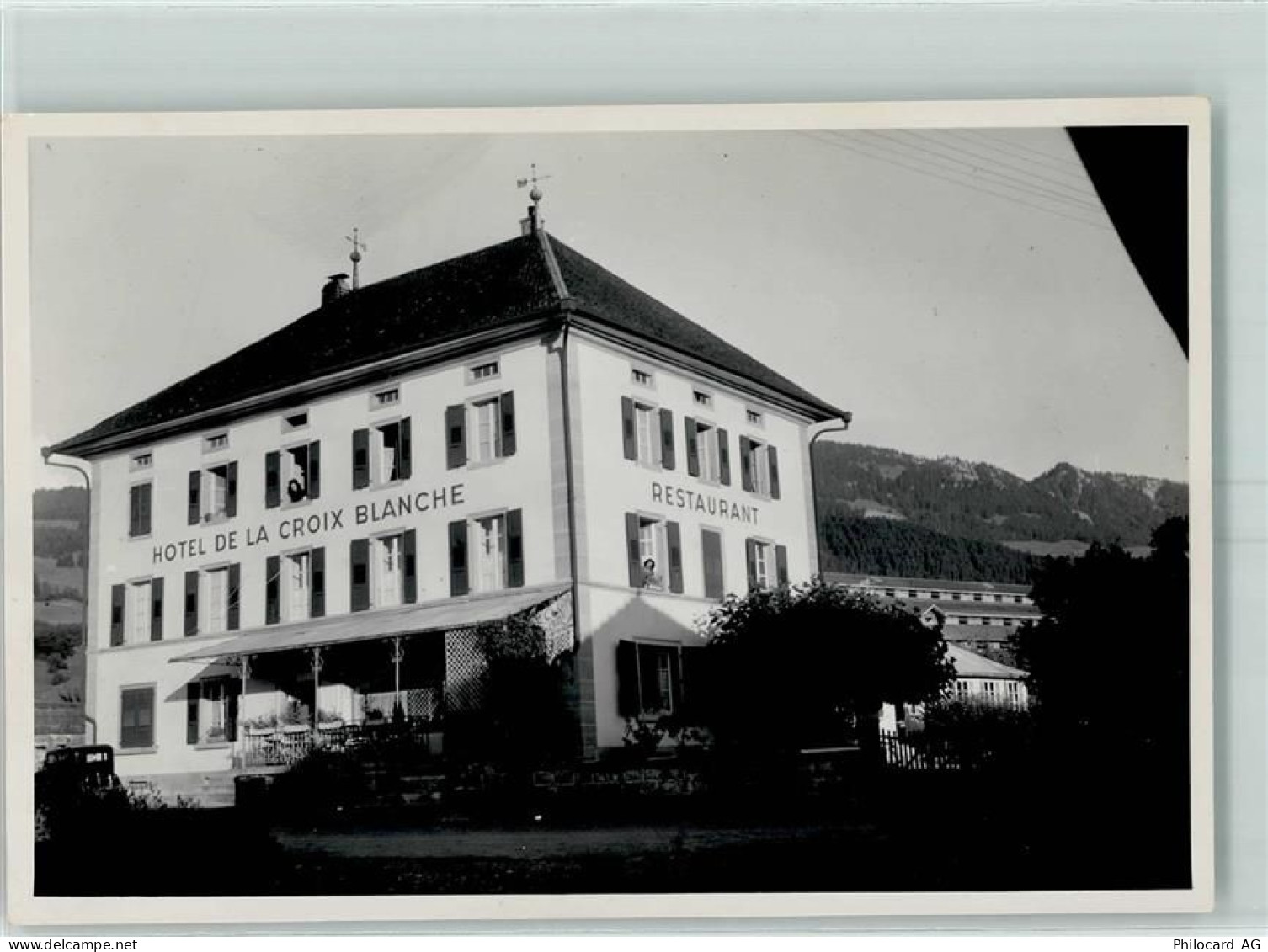 1628 Vuadens Les Colombettes FOTO KEINE AK Hotel de la Croix Blanche Ort... - 13232559