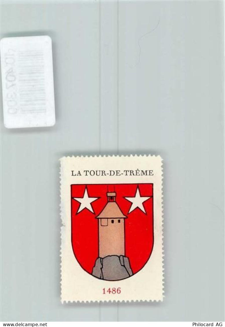 1635 La Tour-de-Trême La Part-Dieu - Vignette Wappen Kaffee Hag 1920-194... - 10407300