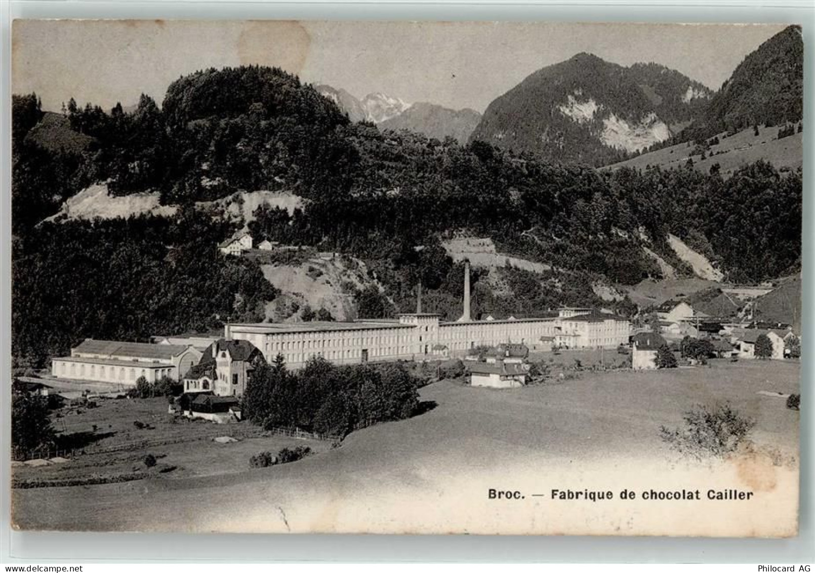 1636 Broc 1910 - Fabrique de chocolat Cailler Schokolade Fabrik - 13938057