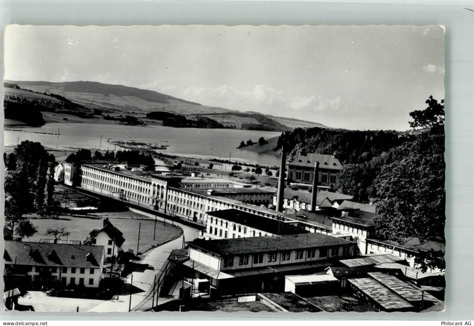 1636 Broc Foto AK Fabrik Schkolade lac de Gruyere - 10742500