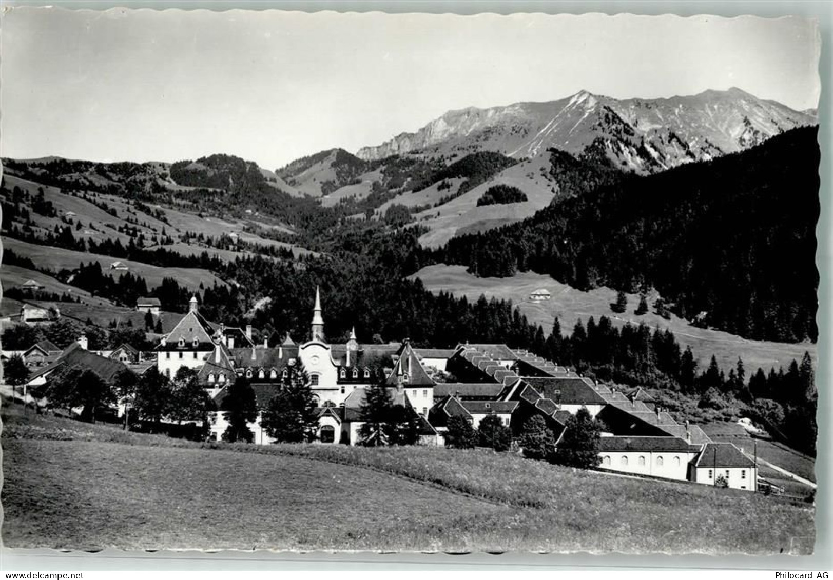 1637 Charmey Gruyère Foto AK Kloster de la Valsainte - 39693639