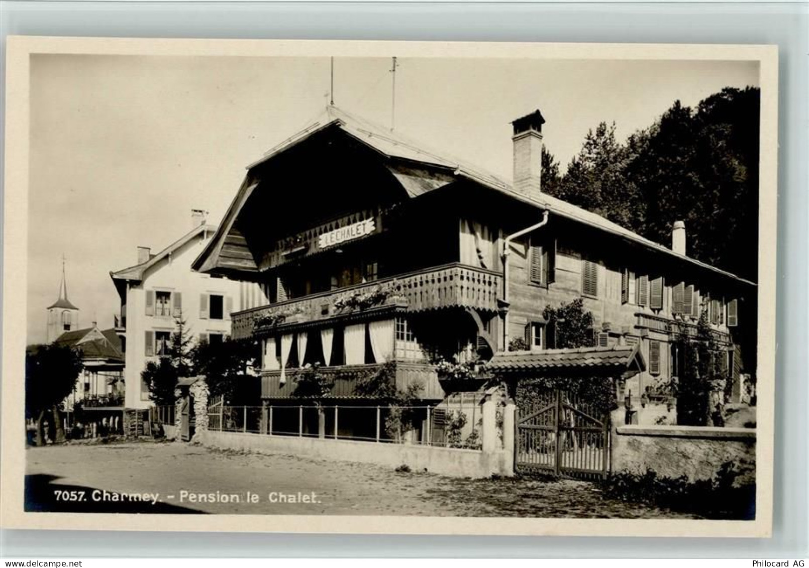 1637 Charmey (Gruyère) Foto AK Verlag SG Societe Graphique Nr. 7057, Pen... - 13070916