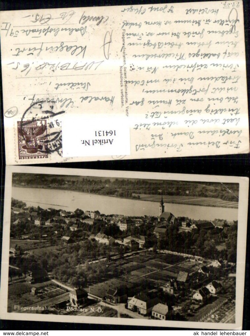 164131,P&ouml;chlarn Fliegeraufnahme 1937
