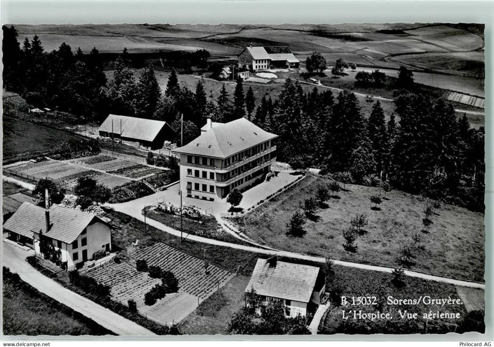 1642 Sorens - Fliegeraufnahme LHospice - 13149780