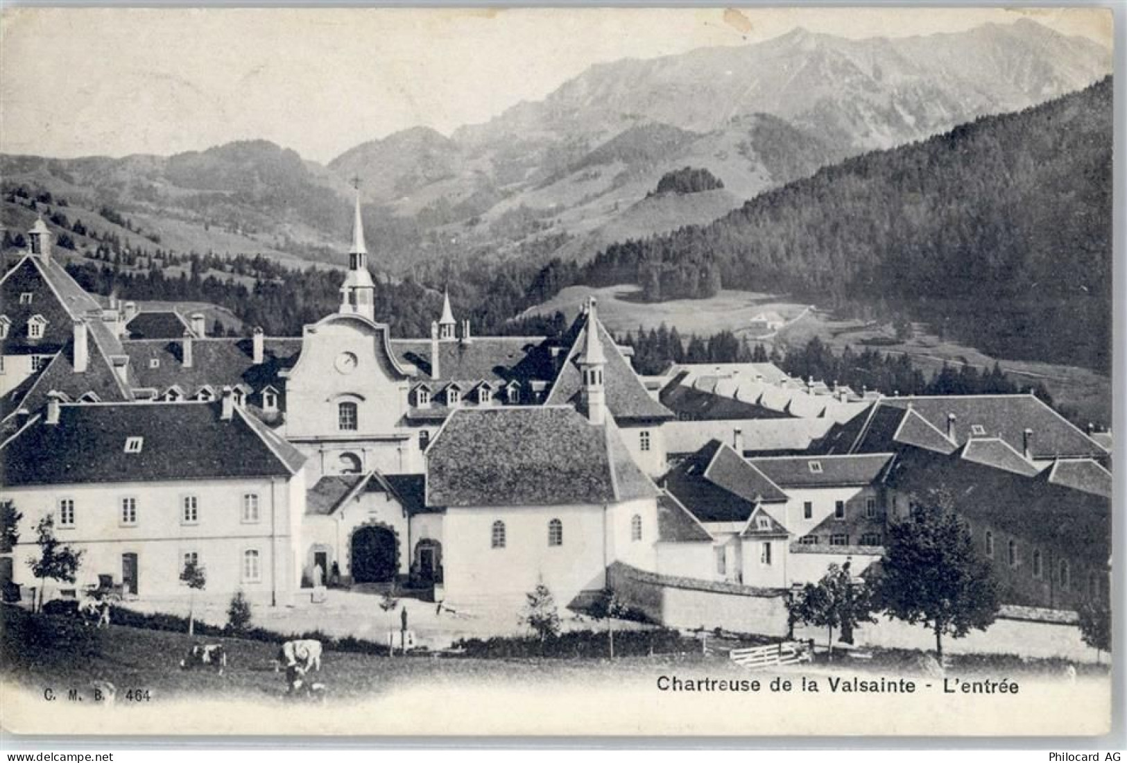 1654 La Valsainte Cerniat FR 1903 - Burg Schloss - 51425074