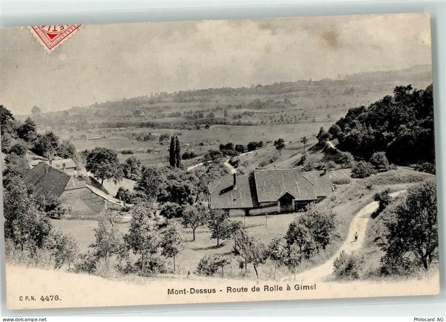 1658 Rossinière 1907 - Route de Rolle - 10608644