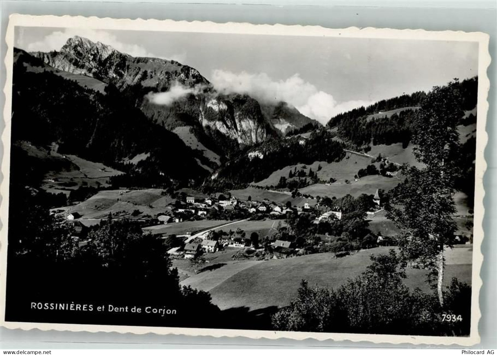 1658 Rossinière 1953 Foto AK - 38193970