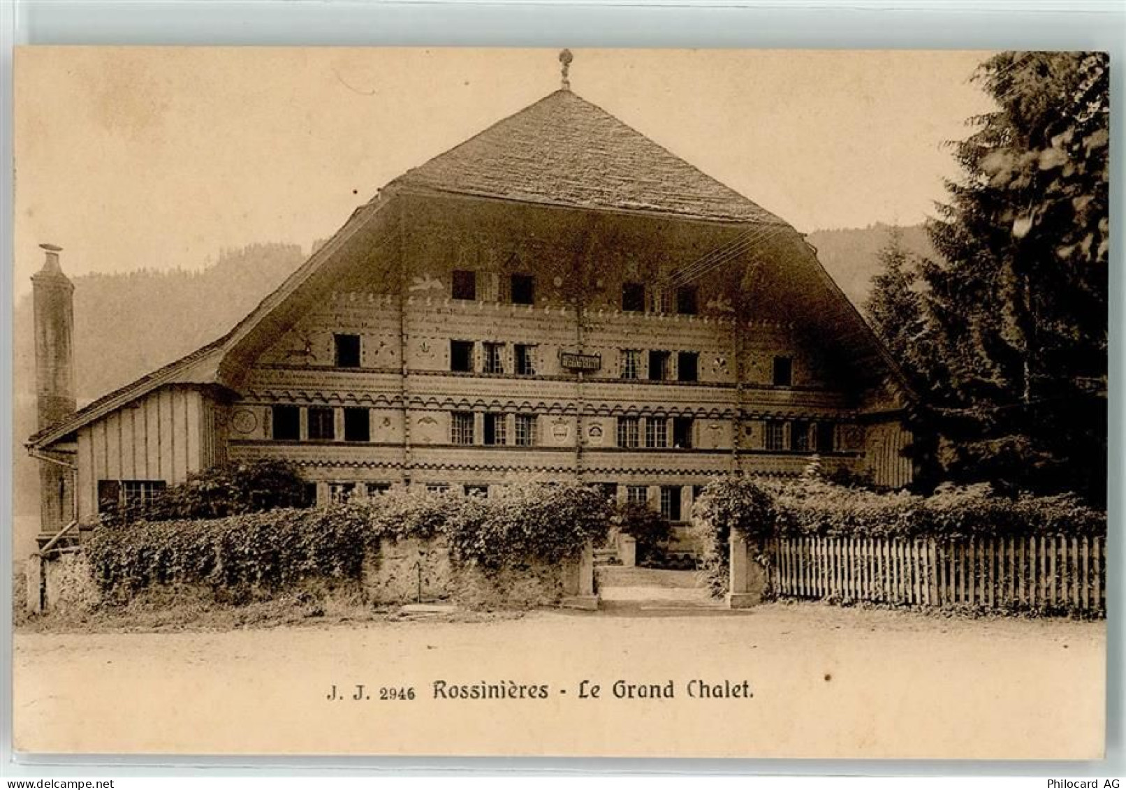 1658 Rossinière Gebrauchsspuren Le Grand Chalet - 10589144
