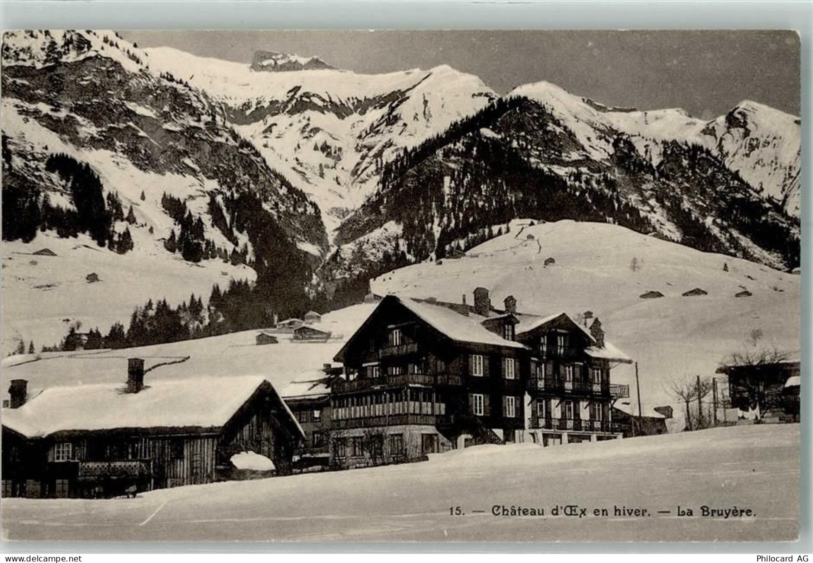 1660 Château-d'Oex - La Bruyere Winter Schnee - 10587523
