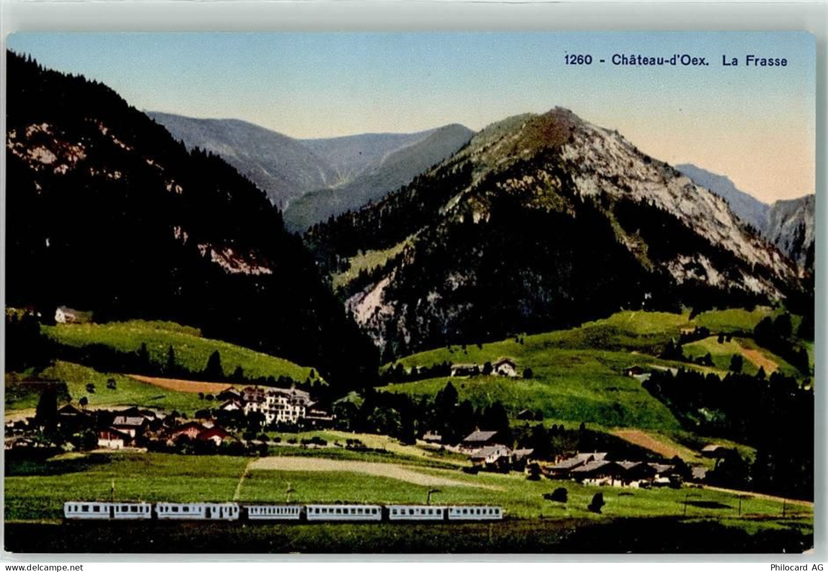 1660 Château-d'Oex - la Frasse Eisenbahn - 10596697