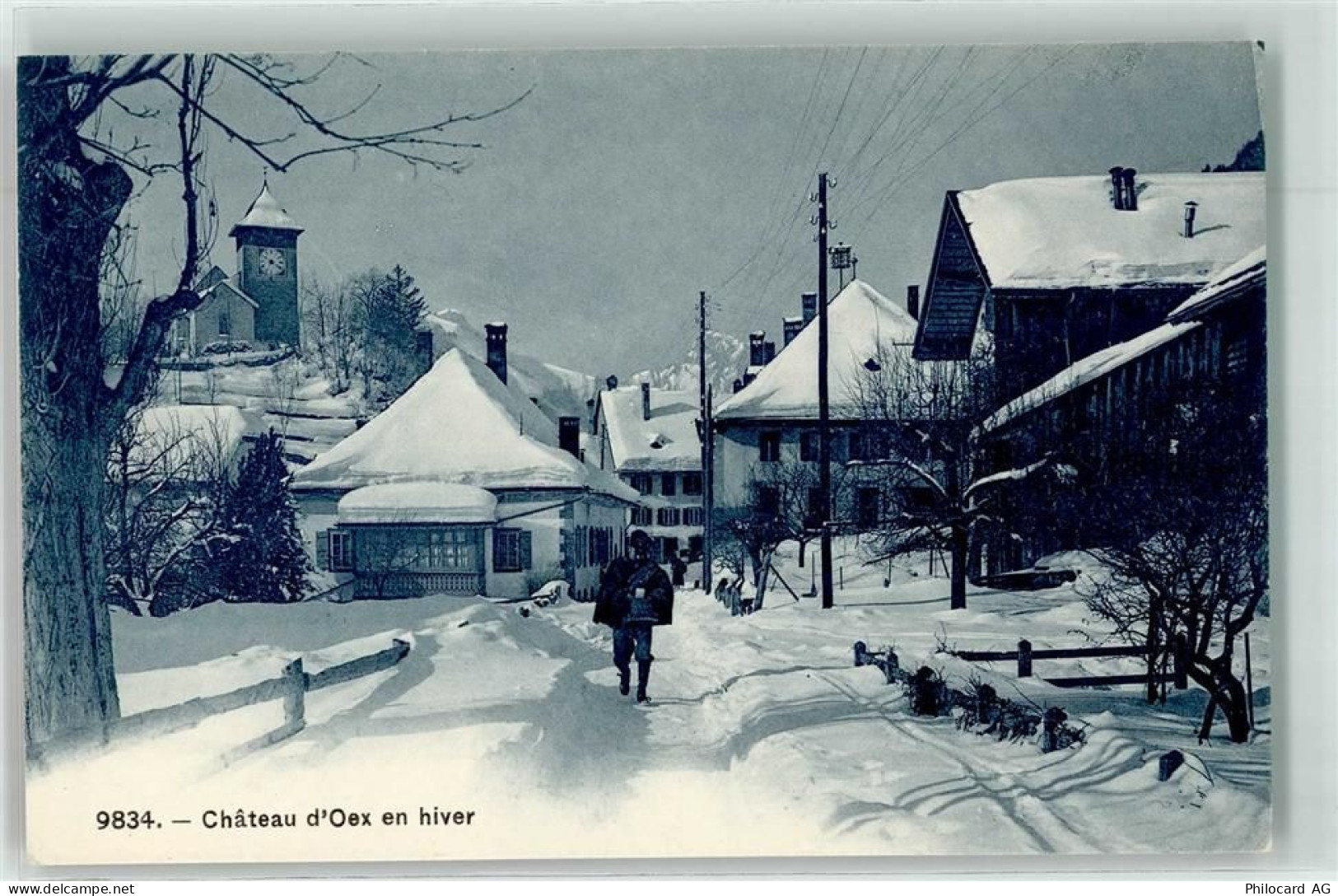 1660 Château-d'Oex - Winter Postbote - 13913475