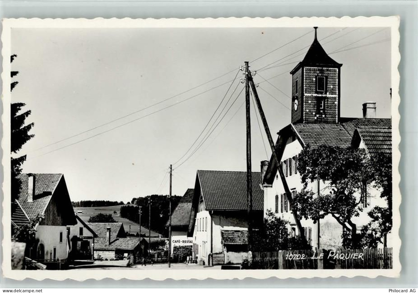 1661 Le Pâquier-Montbarry Le Pâquier FR 1954 Foto AK Edition Perrochet 1... - 13097887