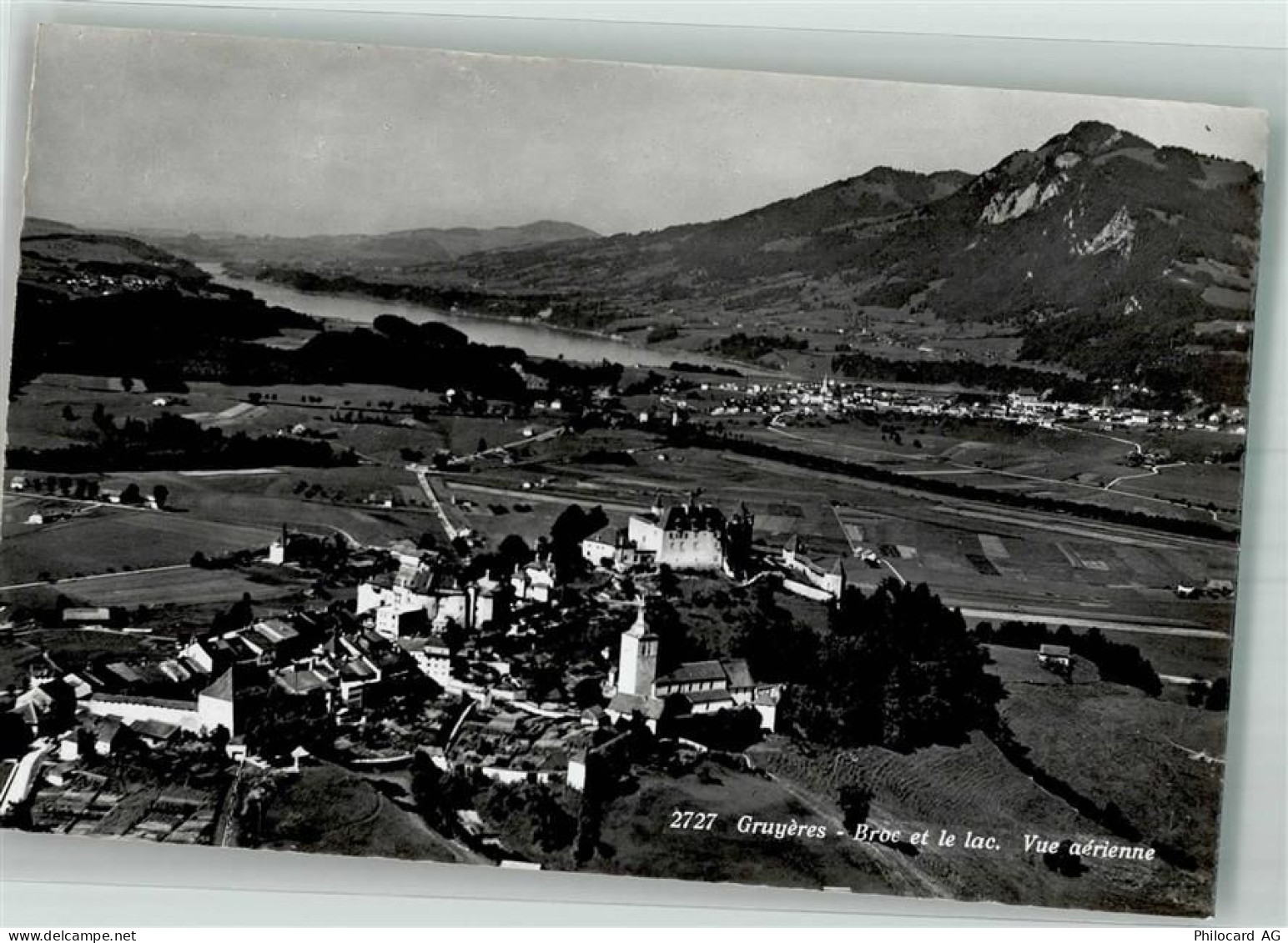 1663 Gruyères Foto AK Fliegeraufnahme - 38186228