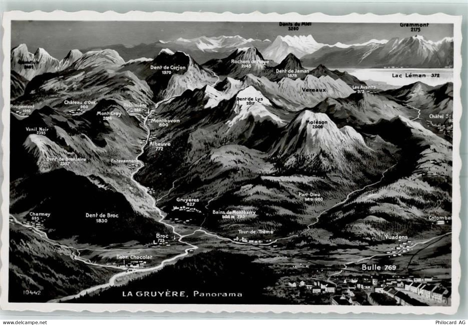 1663 Gruyères - La Gruyeres Panorama - 10395935