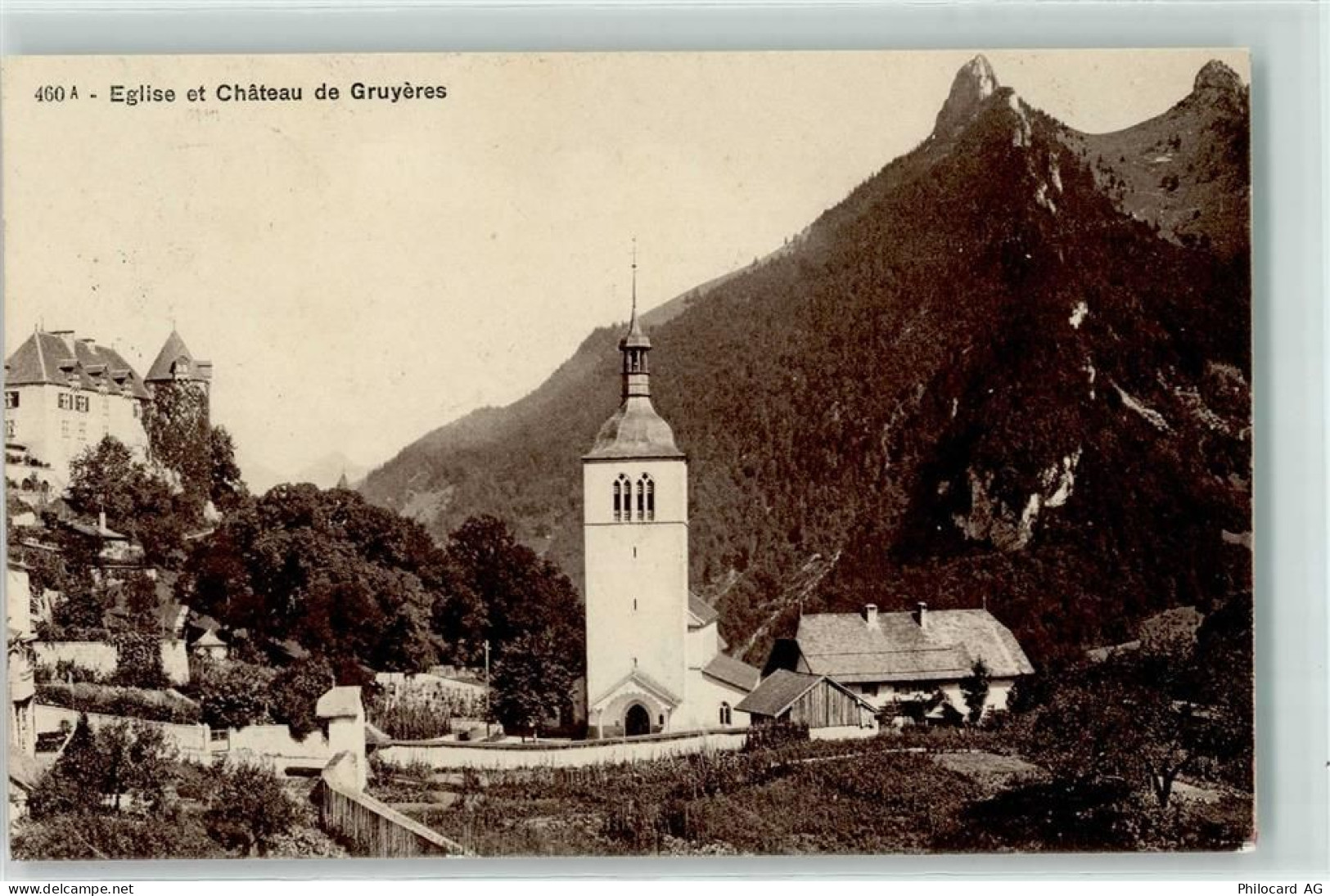 1663 Gruyères - Schloss Kirche - 10619437