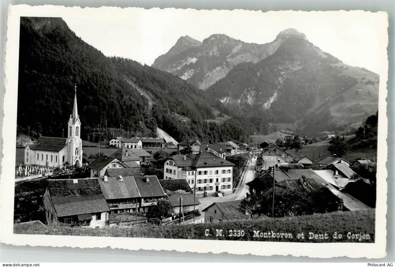 1669 Montbovon Foto AK - 10742258