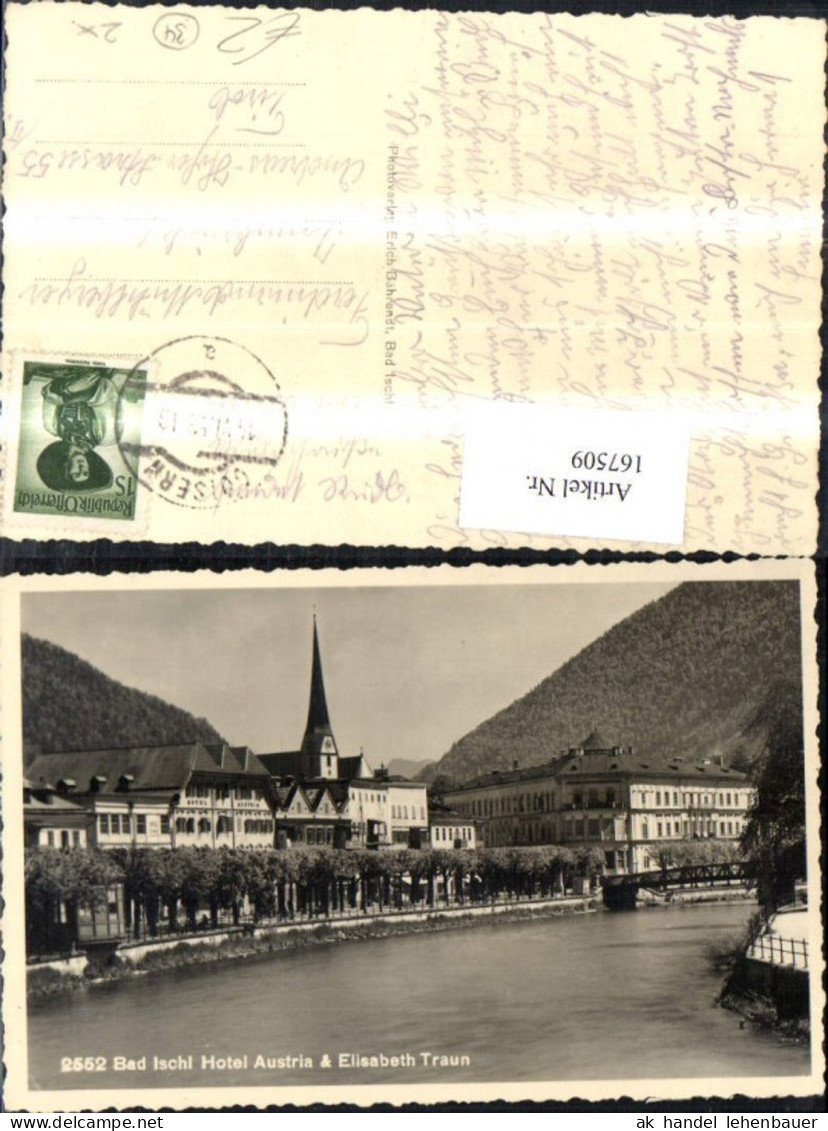 167509,Bad Ischl Hotel Austria u. Elisabeth Traun