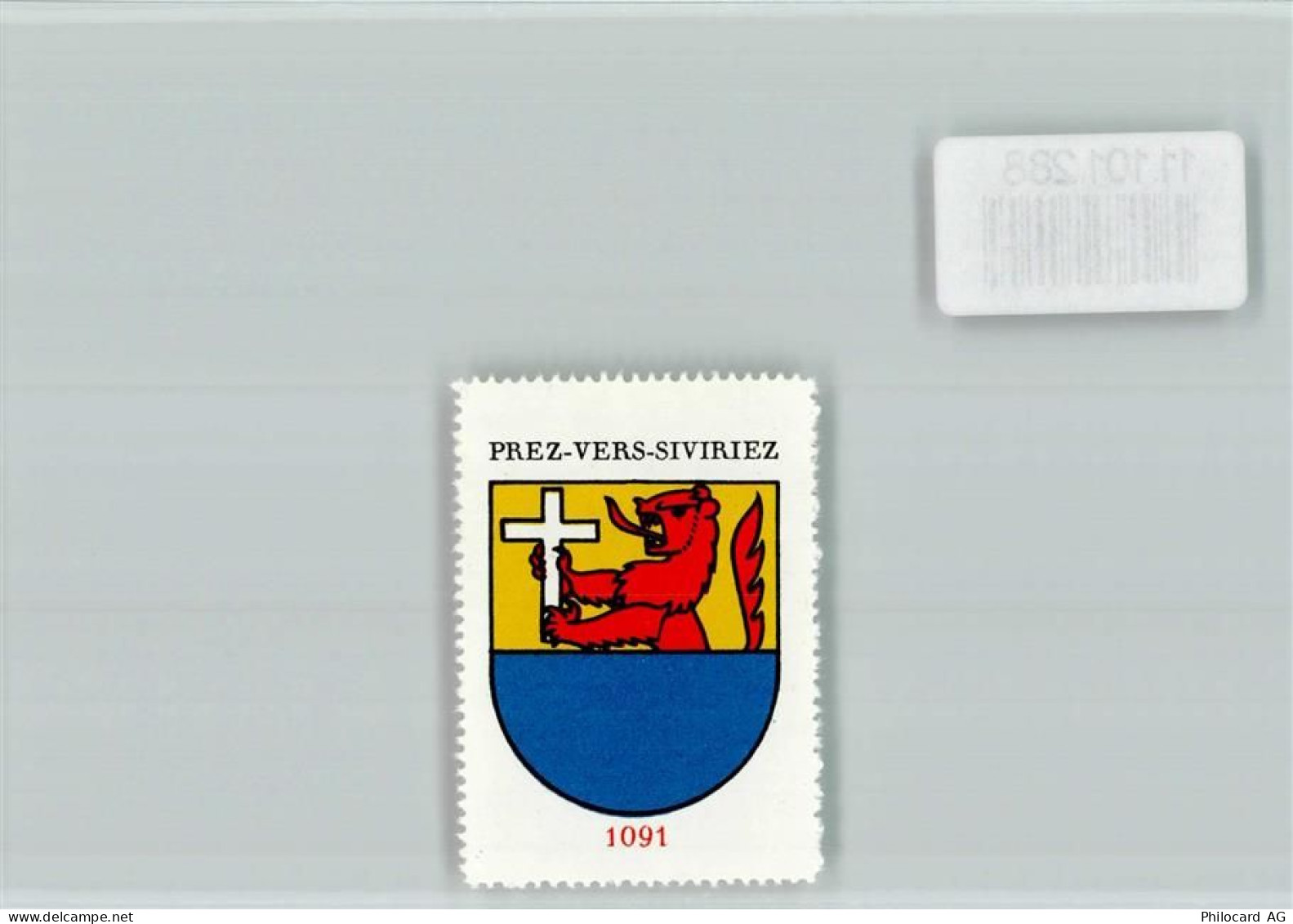 1677 Prez-vers-Siviriez - Vignette Wappen Kaffee Hag ca 1920-1940 Prez-V... - 11101288