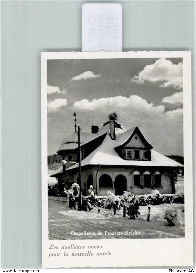 1678 Siviriez Villaranon FOTO KEINE AK Neujahr Chapellenie de Prezvers W... - 10497238