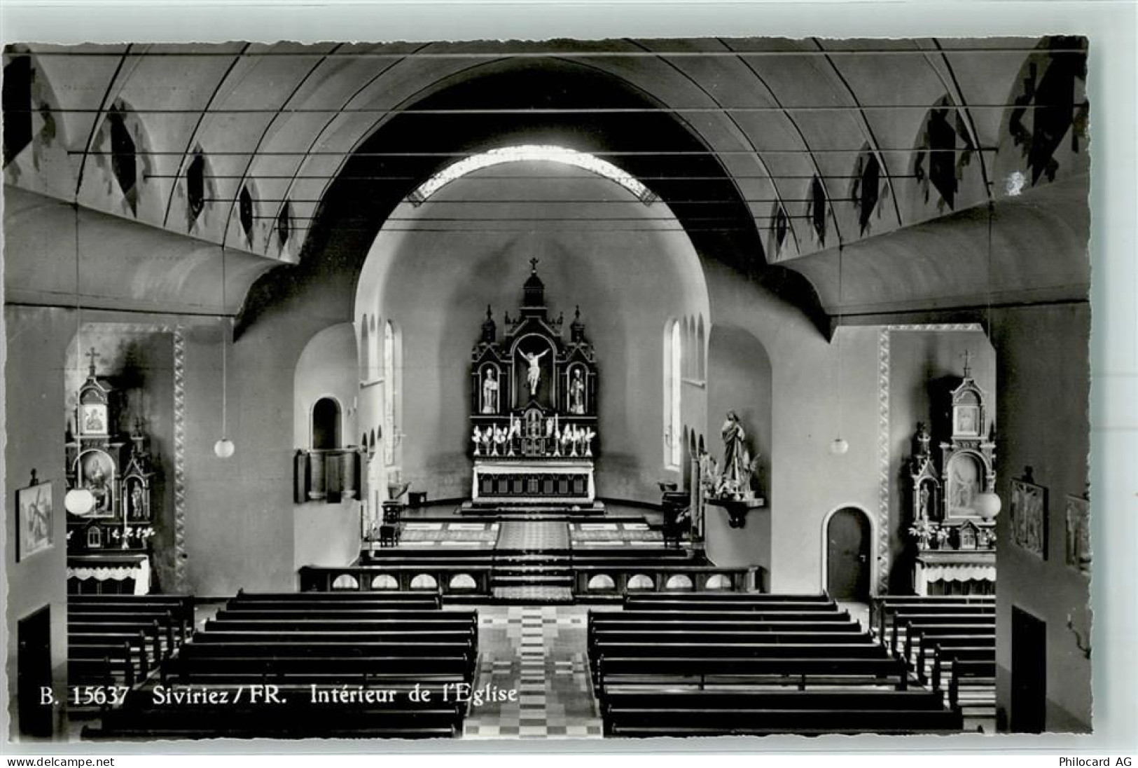 1678 Siviriez Villaranon Gebrauchsspuren Kirche Inneres - 10398066