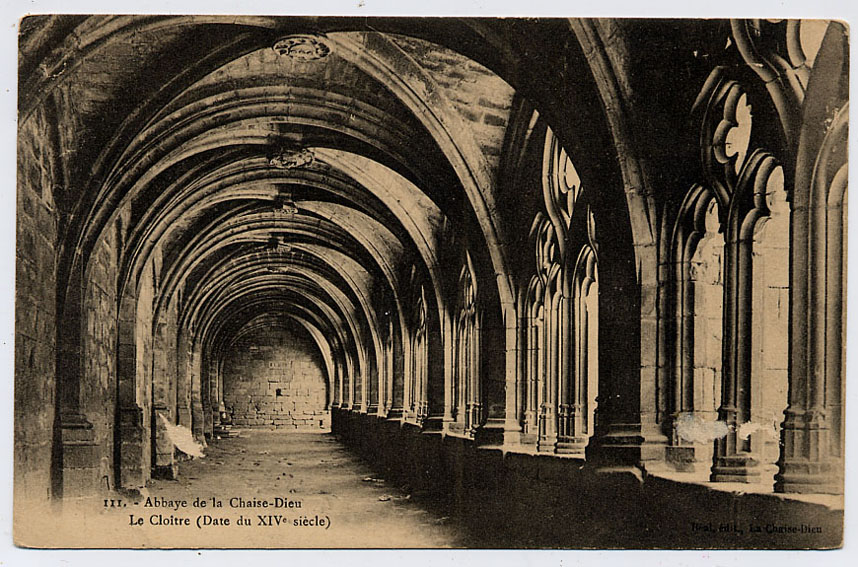 {16804} La Chaise-Dieu le Cloître (date du XIVème Siècle)