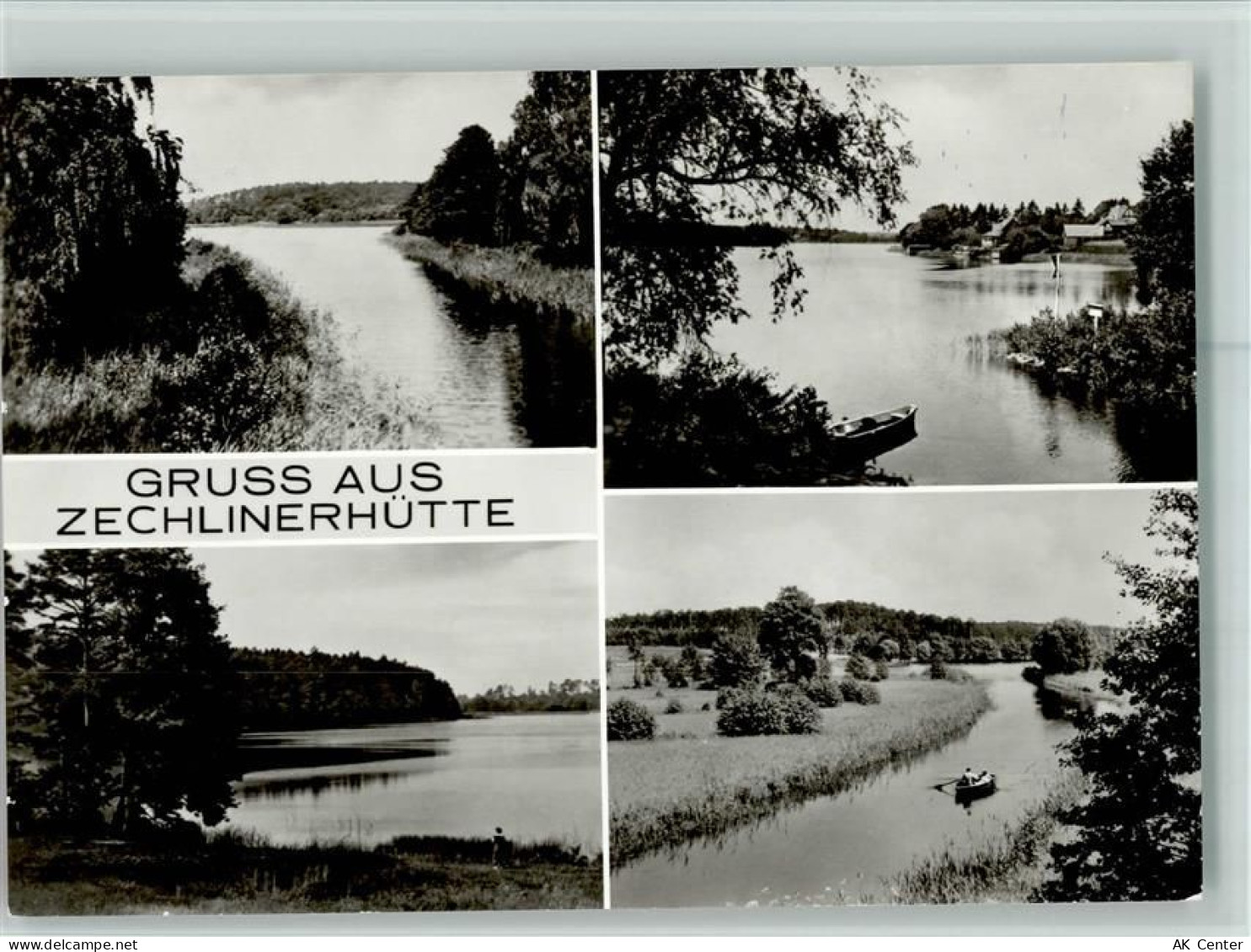 16818 O1950 Zechlinerhütte - Ortsansichten 4-Bildaufnahme - 40109967