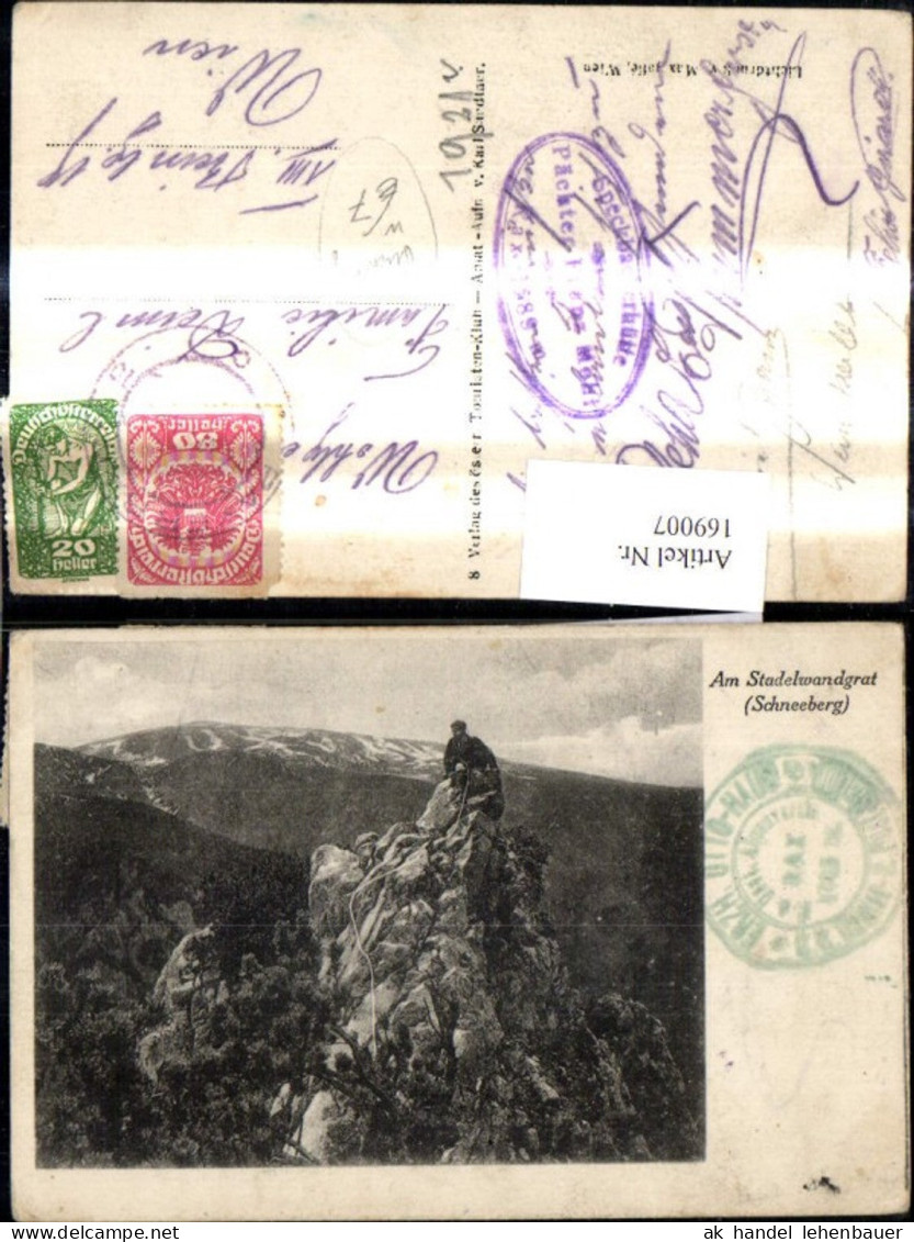 169007,Am Stadelwandgrat Schneeberg Puchberg a. Schneeberg