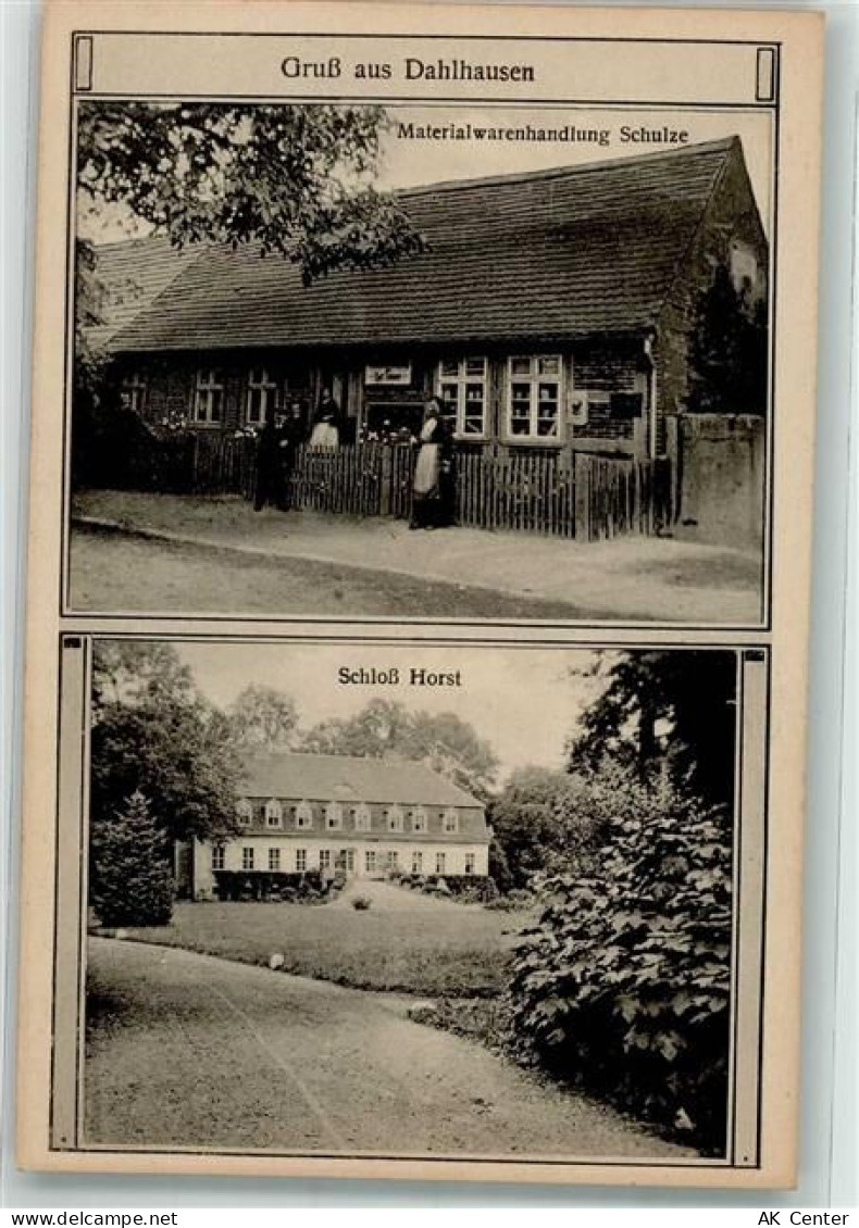16909 O1931 Dahlhausen b Pritzwalk - Schloß Horst Materialwaren Schulze... - 13632147