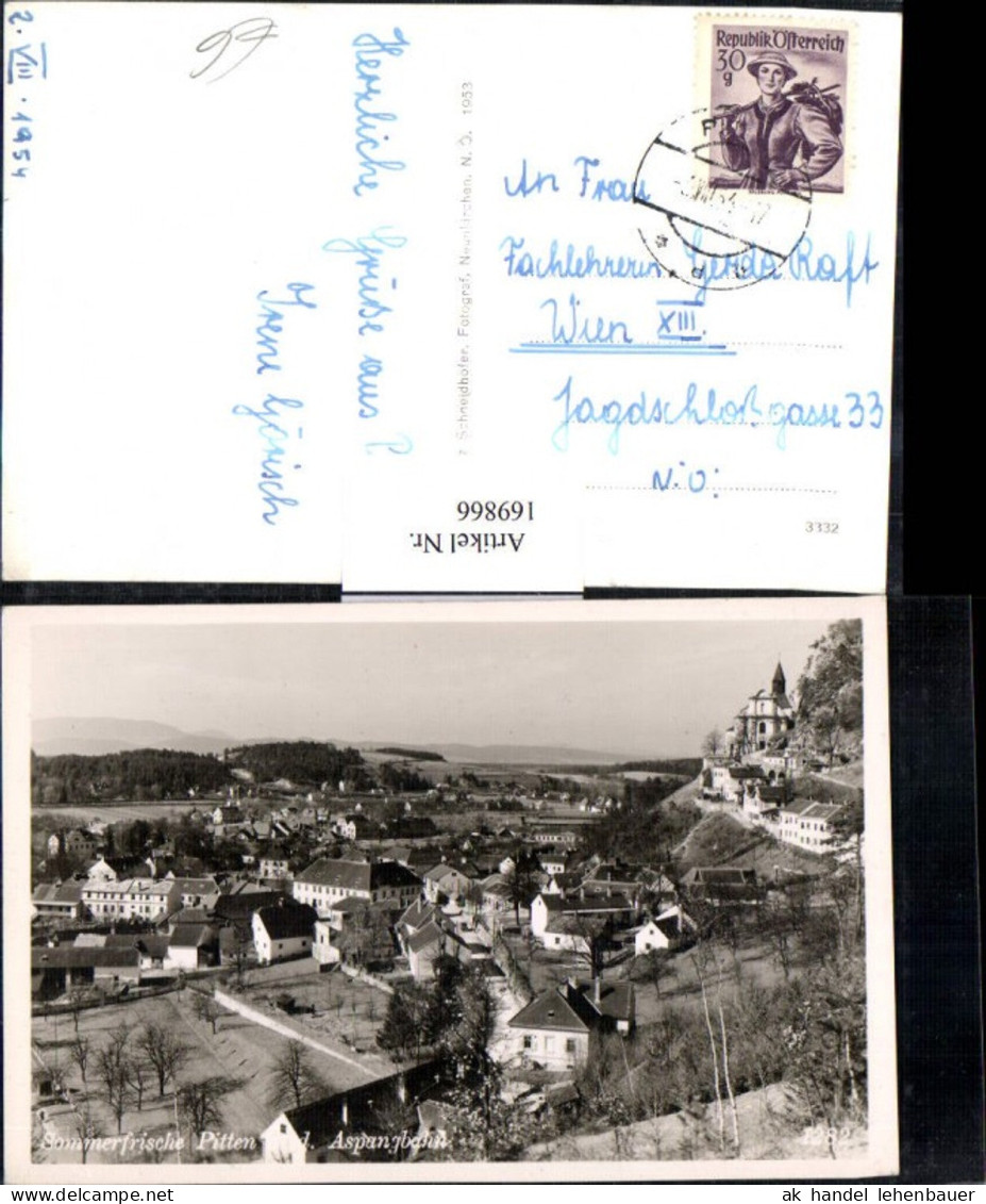 169866,Pitten Ortsansicht a. d. Aspangbahn