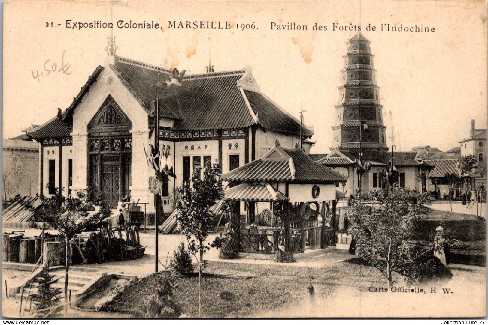 (17/05/26) 13-CPA MARSEILLE - EXPOSITION COLONIALE 1906